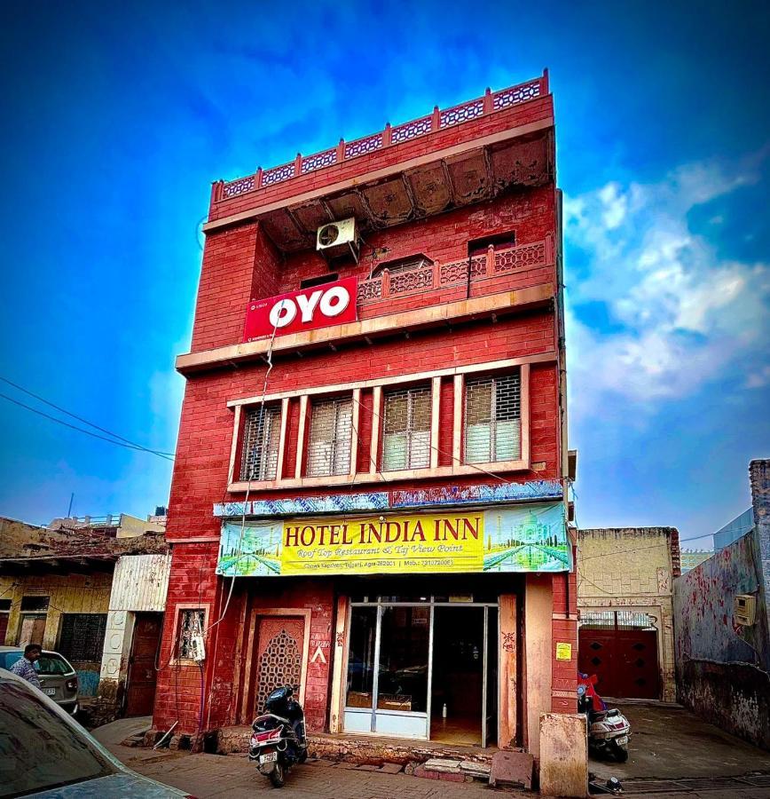 Hotel India Inn Walking Distance From Taj Mahal-- Rooftop Taj Mahal View Agra  Bagian luar foto