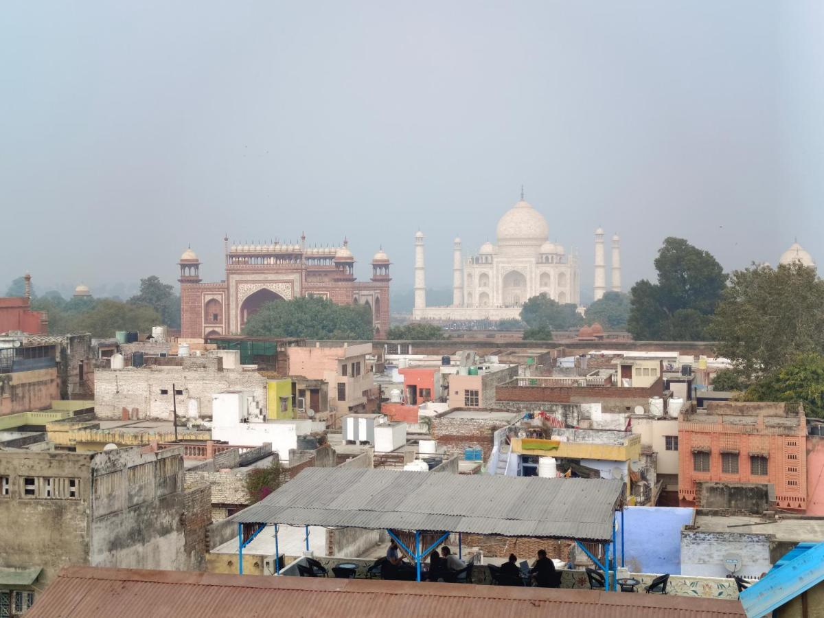 Hotel India Inn Walking Distance From Taj Mahal-- Rooftop Taj Mahal View Agra  Bagian luar foto